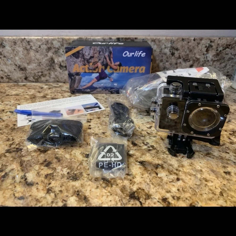 New! Ourlife Action Camera, designed for capturing photos and videos at outdoor